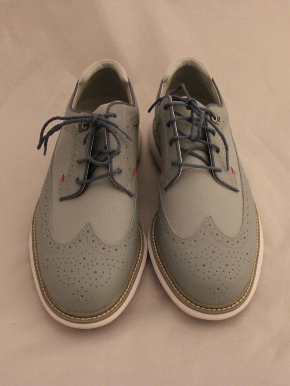 FootJoy Light Gray and White Athletic Golf Shoes